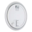 Globo RIVAS tükör fém, tükör, műanyag, LED, 10W, 4000K, 600Lm - 84033