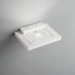 IdealLux BLOCK fali lámpa fém, műanyag, fehér, LED, 10W, 3000K, 900Lm - 350554