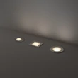 IdealLux PARK kültéri beépíthető lámpa fém, üveg, szürke, GU10, IP67 - 351780