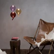 IdealLux CLOWN búra üveg, piros - 352657