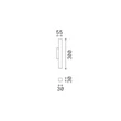 IdealLux LOOK fali lámpa fém, sárgaréz, LED, 9W, 3000K, 900Lm - 353364