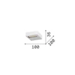 IdealLux TAB fali lámpa fém, műanyag, sárgaréz, LED, 24W, 3000K, 2450Lm - 354552