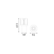 IdealLux BEYOND fényforrás beépíthető szpotlámpához fém, fehér, LED, 10W, 3000K, 1000Lm - 355986