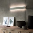 IdealLux DELTA fali lámpa fém, akril, cementszín, LED, 30W, 3000K, 3350Lm - 357119