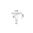 IdealLux STICK SPOT fényforrás mágneses sínrendszerhez fém, fehér, LED, 10W, 3000K, 860Lm - 364124
