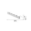IdealLux STICK ALIMENTATORE kiegészítő mágneses sínrendszerhez fém, fehér, 150W - 364162