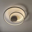 IdealLux OZ mennyezet lámpa fém, akril, fekete, fehér, LED, 52W, 3000K, 6100Lm - 365053