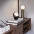 IdealLux BLOOM asztali lámpa fém, üveg, fekete, fehér, G9 - 366517