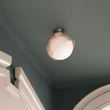 IdealLux BLOOM mennyezet lámpa fém, üveg, sárgaréz, borostyán, fehér, E27 - 366579