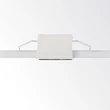 IdealLux LIKA beépíthető lámpa fém, műanyag, fehér, LED, 10W, 3000K, 1050Lm - 367286