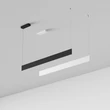 IdealLux STEEL függeszték fém, akril, fekete, LED, 24W, 3000K, 2700Lm - 368771