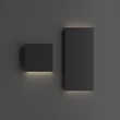 IdealLux POST-IT kültéri fali lámpa fém, műanyag, fekete, LED, 6W, 3000K, 620Lm, IP65 - 369419