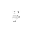 IdealLux LIKA beépíthető lámpa fém, műanyag, fekete, LED, 10W, 3000K, 1050Lm - 369518