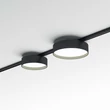 IdealLux DEVA fényforrás mágneses sínrendszerhez fém, fekete, LED, 10W, 4000K, 1150Lm - 370019