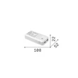 IdealLux NOVA driver fém, műanyag, fehér, 20W - 370101