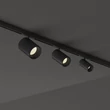 IdealLux DEVA fényforrás mágneses sínrendszerhez fém, fekete, LED, 8W, 4000K, 780Lm - 370149