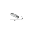 IdealLux INFINITY driver fém, fehér, 20W - 370156