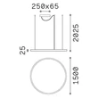 IdealLux ORACLE függeszték fém, akril, sárgaréz, LED, 81W, 3000K, 9300Lm - 370569
