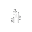 IdealLux FOX fényforrás 1-fázisú sínrendszerhez fém, fehér, LED, 8W, 3000K, 1000Lm - 371924