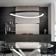 IdealLux GEMINI függeszték fém, műanyag, fekete, fehér, LED, 78W, 4000K, 9100Lm - 372228