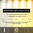 Lucide EVERINA mennyezet lámpa fém, üveg, fekete, áttetsző, LED, 5W+8W, 220lm+320lm, 2200K-6500K - 00131/23/30