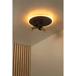 Lucide EVERINA mennyezet lámpa fém, üveg, fekete, áttetsző, LED, 5W+10W, 200lm+415lm, 2200K-6500K - 00131/30/30
