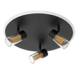 Lucide EVERINA mennyezet lámpa fém, üveg, fekete, áttetsző, LED, 5W+12W, 220lm+530lm, 2200K-6500K - 00131/40/30