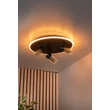 Lucide EVERINA mennyezet lámpa fém, üveg, fekete, áttetsző, LED, 5W+12W, 220lm+530lm, 2200K-6500K - 00131/40/30
