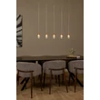 Lucide BERLIANE függeszték fém, üveg, arany, áttetsző, LED, 4W, 200lm, 2700K - 00430/20/60