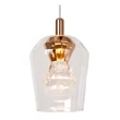 Lucide BERLIANE függeszték fém, üveg, arany, áttetsző, LED, 4W, 200lm, 2700K - 00430/21/60