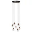 Lucide BERLIANE függeszték fém, üveg, arany, áttetsző, LED, 4W, 200lm, 2700K - 00430/28/60