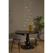 Lucide BERLIANE függeszték fém, üveg, arany, áttetsző, LED, 4W, 200lm, 2700K - 00430/28/60