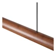 Lucide LANGHOLT függeszték fém, fa, fekete, barna, LED, 28W, 3300lm, 2200K-4000K - 01402/28/72