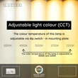 Lucide FELSTED függeszték fa, fekete, LED, 28W, 3300lm, 2200K-4000K - 01403/28/70