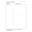 Lucide FELSTED függeszték fa, fekete, LED, 28W, 3300lm, 2200K-4000K - 01403/28/70