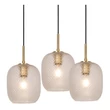 Lucide ALICENT függeszték fém, üveg, arany, áttetsző, E27, 40W - 03450/03/02