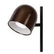 Lucide SKANSKA asztali lámpa fém, fekete, barna, LED, 3W, 350lm, 3000K-6000K, IP44 - 03649/03/96