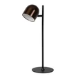 Lucide SKANSKA asztali lámpa fém, fekete, barna, LED, 3W, 350lm, 3000K-6000K, IP44 - 03649/03/96