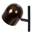 Lucide SKANSKA asztali lámpa fém, fekete, barna, LED, 3W, 350lm, 3000K-6000K, IP44 - 03649/03/96