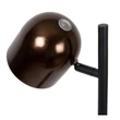 Lucide SKANSKA állólámpa fém, fekete, barna, LED, 3W, 350lm, 3000K-6000K, IP44 - 03749/03/96