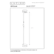 Lucide ORTOLAN állólámpa fém, bézs, LED, 12W+3W, 500lm+130lm, 2700K-4000K - 03752/21/41