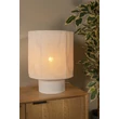 Lucide TISSAJA asztali lámpa beton, szövet, fehér, E27, 40W - 06528/41/31