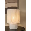 Lucide TISSAJA asztali lámpa beton, szövet, fehér, E27, 40W - 06528/50/31