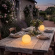 Lucide PINO kültéri asztali lámpa műanyag, fehér, LED, 1.5W, 164lm, 2700K-6500K, IP65 - 06529/15/31