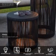 Lucide PINGI kültéri állólámpa műanyag, fekete, LED, 3W, 125lm, 3000K, IP44 - 06822/37/30