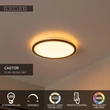 Lucide CASTOR mennyezet lámpa műanyag, fekete, opál, LED, 20W, 2000lm, 2700K-6500K - 07120/22/30