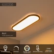 Lucide ELLY mennyezet lámpa műanyag, fekete, opál, LED, 24W, 2000lm, 2700K-4000K - 07121/24/30
