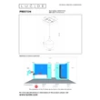 Lucide PRESTON fürdőszobai függeszték fém, fehér, GU10, IP44 - 09437/01/31