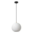 Lucide BINA függeszték fém, porcelán, fekete, fehér, E27, 40W - 13451/25/31