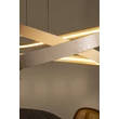 Lucide SLALOM függeszték fém, arany, krém, LED, 80W, 1850lm, 2200K-4000K - 13493/68/38